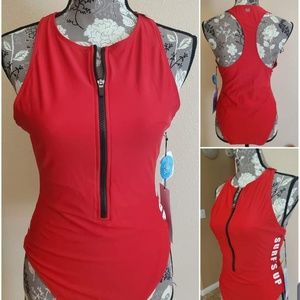 Brand new Red one-piece swimsuit